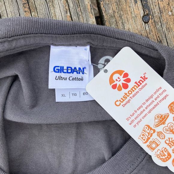 CUSTOM INK AWARENESS TSHIRT XL GREY SHORT SLEEVE PROVERBS 24: 11-12 - Picture 8 of 8